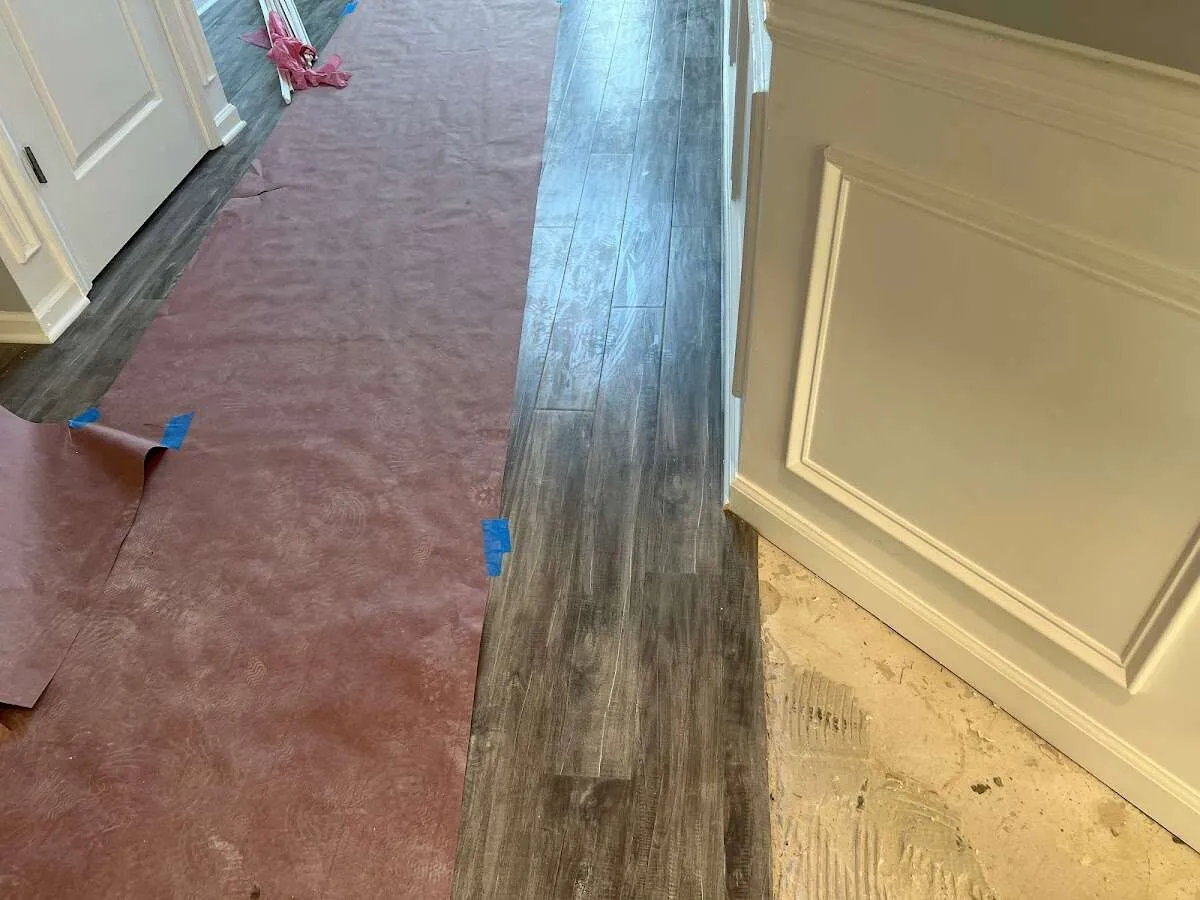 Completed marble shower restoration in Lake Barrington